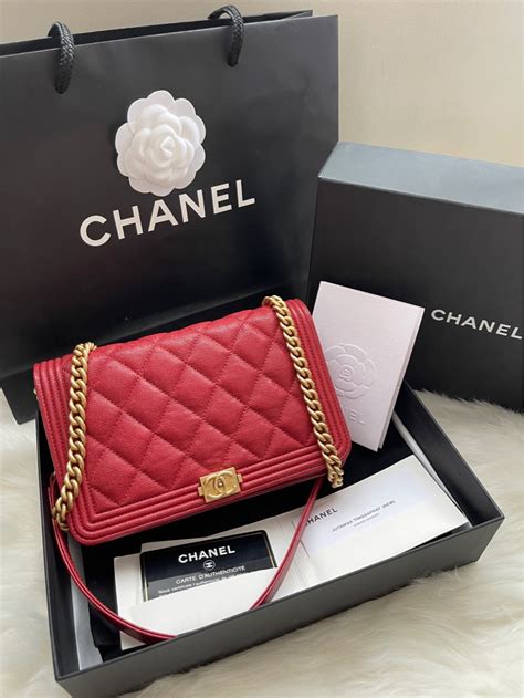 chanel woc red|chanel boy woc price.